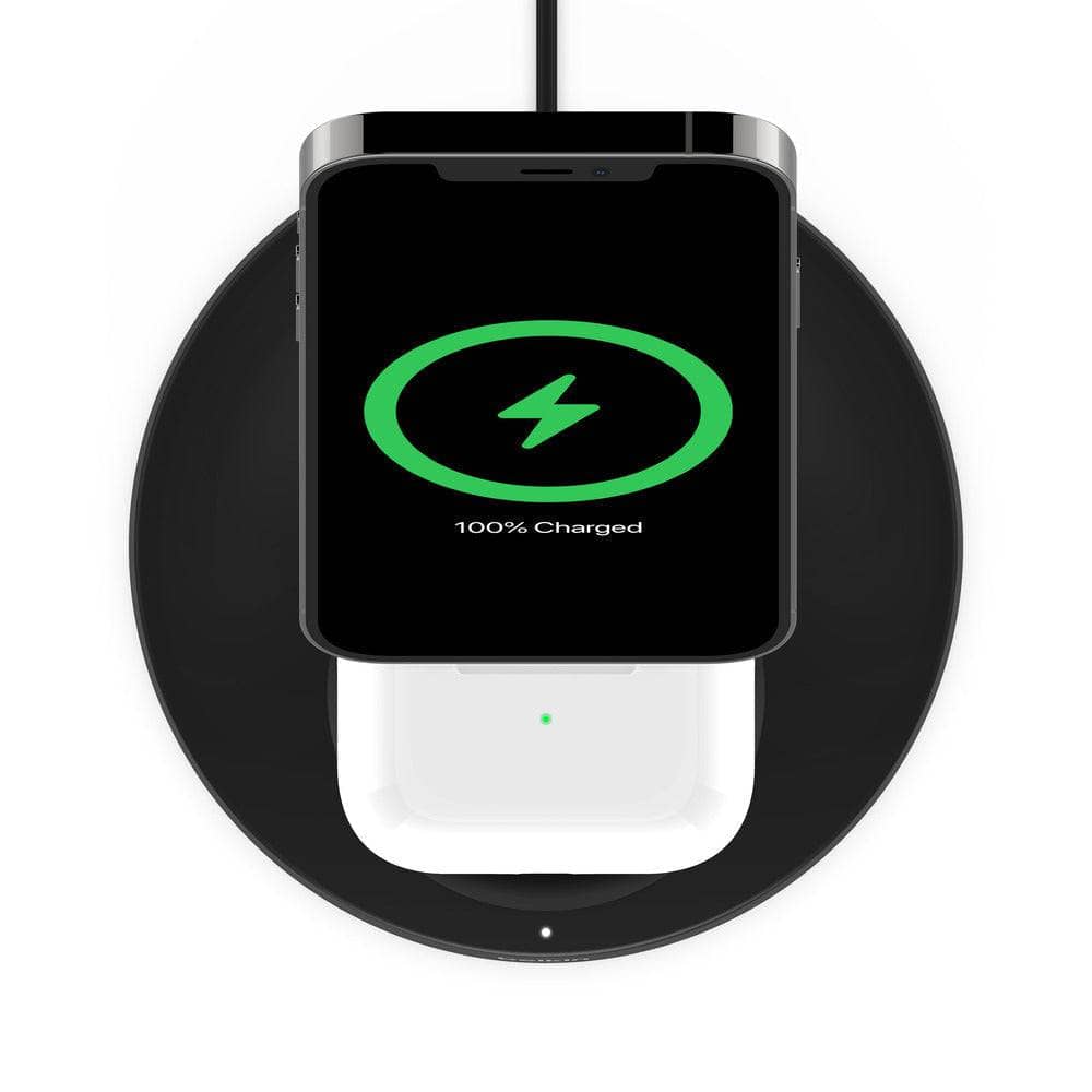Belkin BOOSTCHARGE PRO 2-in-1 Wireless Charger Stand - With MagSafe 15W-Charging - Wireless Chargers-BELKIN-www.PhoneGuy.com.au