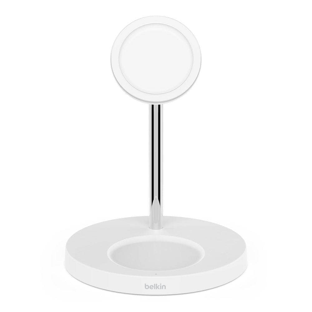 Belkin BOOSTCHARGE PRO 2-in-1 Wireless Charger Stand - With MagSafe 15W-Charging - Wireless Chargers-BELKIN-www.PhoneGuy.com.au