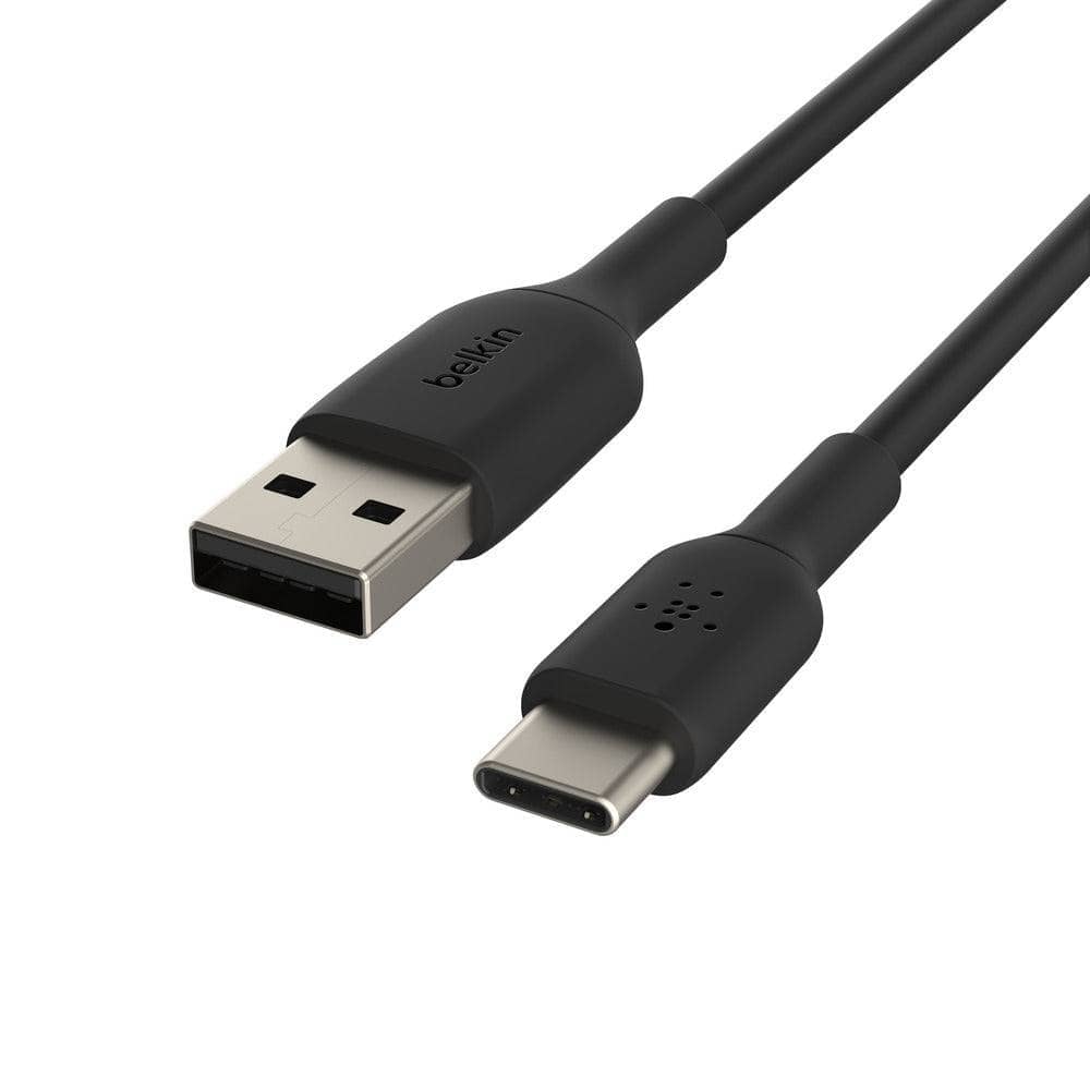Belkin BoostCharge USB-A to USB-C 1M Cable - Universally compatible - Black-Charging - Cables-BELKIN-www.PhoneGuy.com.au