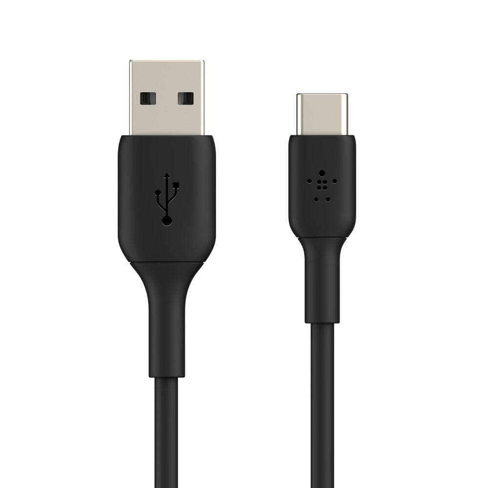 Belkin BoostCharge USB-A to USB-C 2M Cable Universally compatible Black-Charging - Cables-BELKIN-www.PhoneGuy.com.au