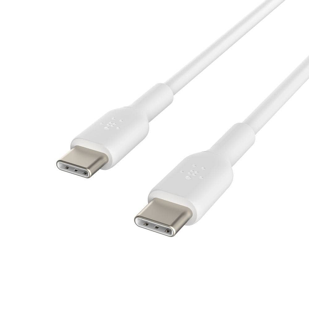 Belkin BoostCharge USB-C to USB-C Cable - Universally compatible - White-Charging - Cables-BELKIN-www.PhoneGuy.com.au