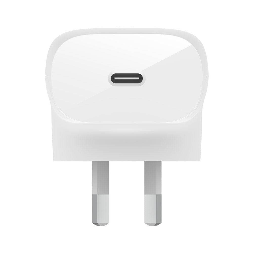 Belkin BoostUp 30W PPS Wall Charger - With USB-C PD - White-Charging - Wall Chargers-BELKIN-www.PhoneGuy.com.au