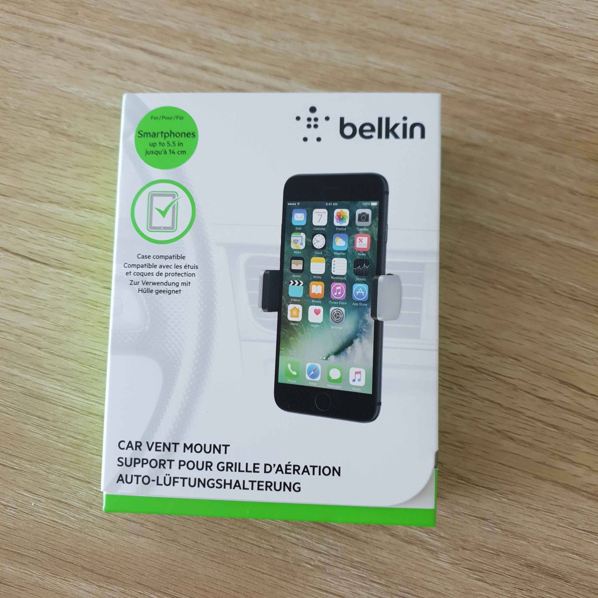 Belkin Universal Car Vent Mount - For Smartphone Black – Case