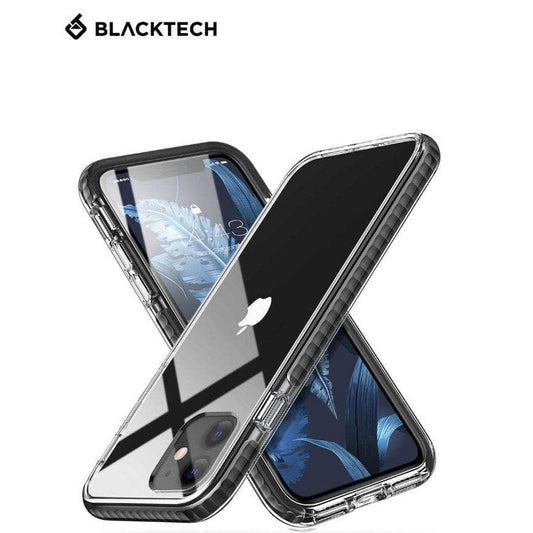 Blacktech D3O Shockproof Case for iPhone 14 Pro Max/14 Pro/14 Plus Black Edge-Phone Case-BLACKTECH-www.PhoneGuy.com.au