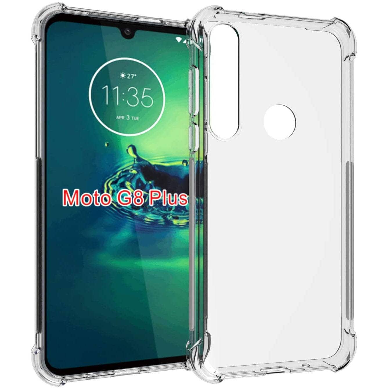 Blacktech Moto G8 Hard Clear Case with Enhanced Strong Corner-Phone Case-Blacktech-www.PhoneGuy.com.au