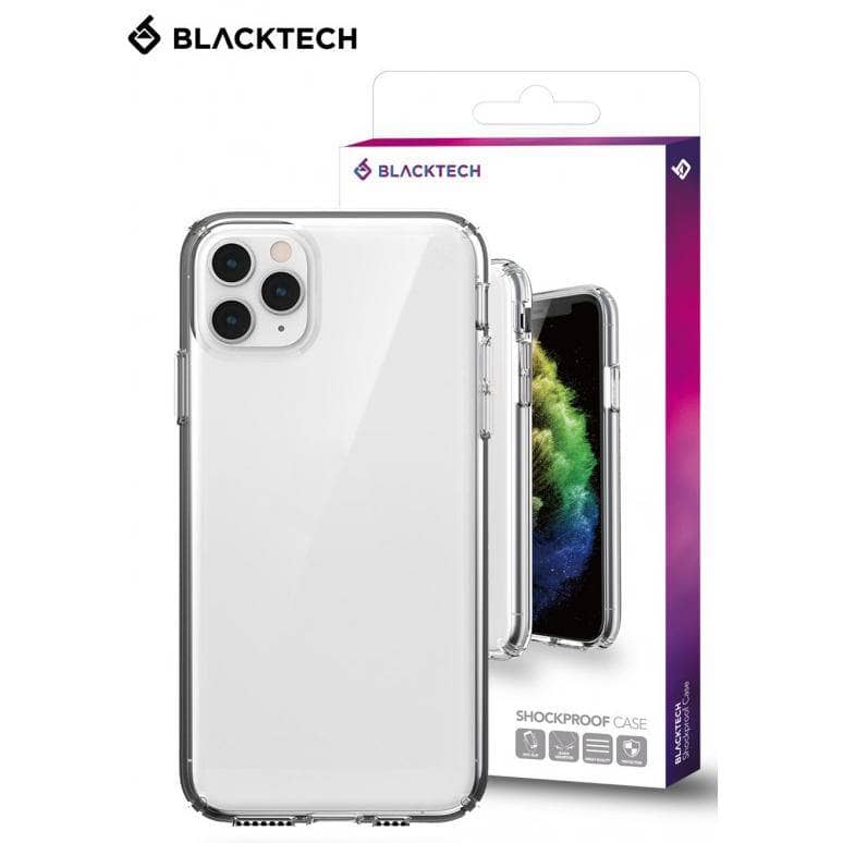 Blacktech Shockproof Case Stay Clear for iPhone 12 Pro max mini / 12 6.1 6.7 5.4-Phone Case-Blacktech-www.PhoneGuy.com.au