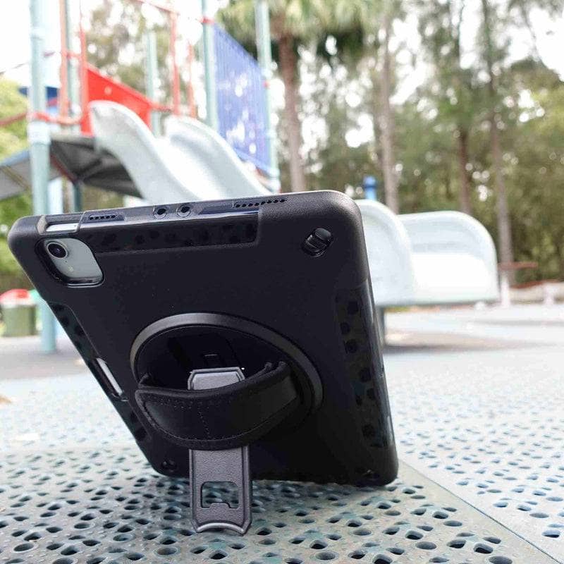 Blacktech Shockproof Case With Hand Strap Handle for iPad Pro Air mini Galaxy Tab-Tablet Case-Blacktech-www.PhoneGuy.com.au