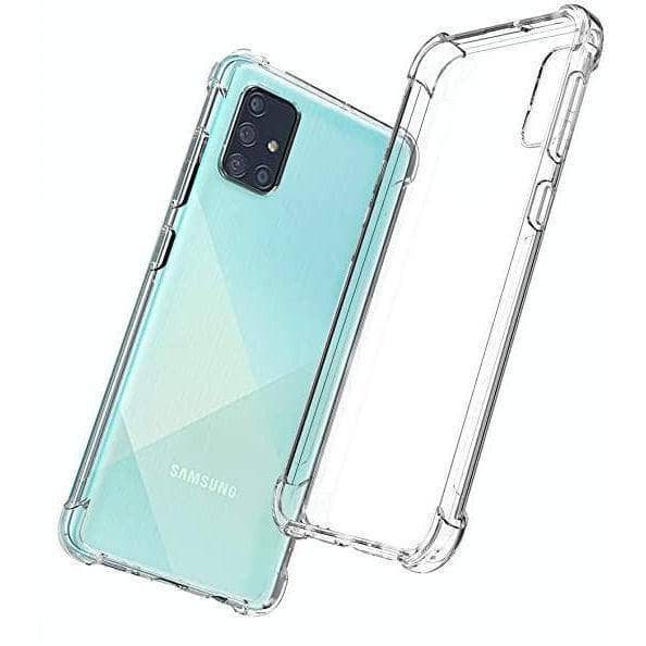 Blacktech Transparent Back Shell Case strong corner for Samsung Galaxy A11 A51 A71 5G-Phone Case-Blacktech-www.PhoneGuy.com.au