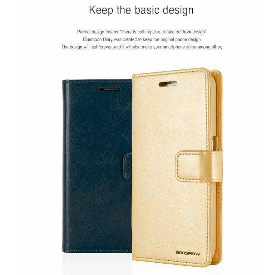 Blue Moon Diary Wallet Flip Case for iPhone 6S 7/8 Plus-Phone Case-Goospery-www.PhoneGuy.com.au