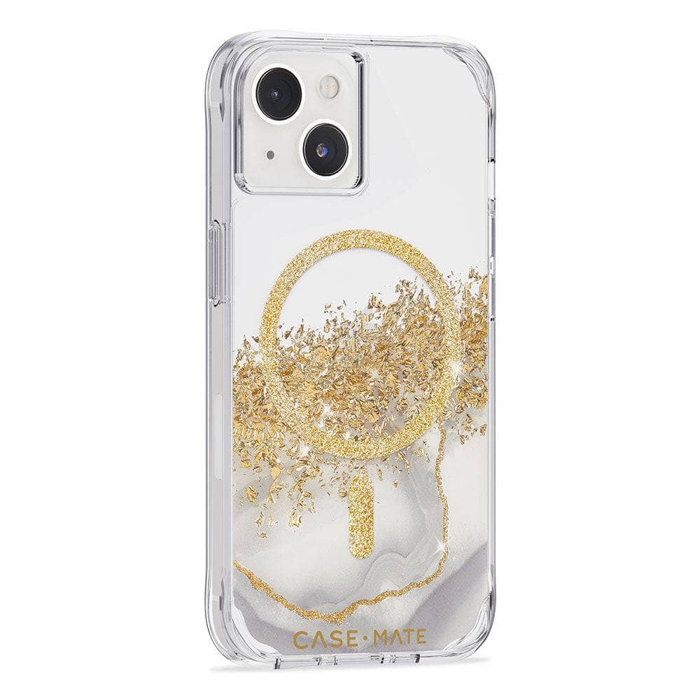 Case-Mate Karat Marble Case - For iPhone 14 (6.1") White Marble-Cases - Cases-CASE-MATE-www.PhoneGuy.com.au
