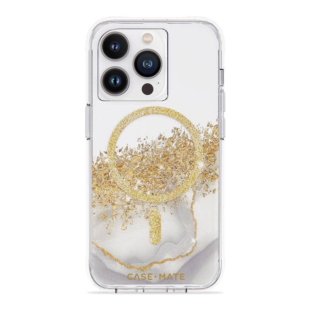 Case-Mate Karat Marble Case - For iPhone 14 Pro (6.1")-Cases - Cases-CASE-MATE-www.PhoneGuy.com.au