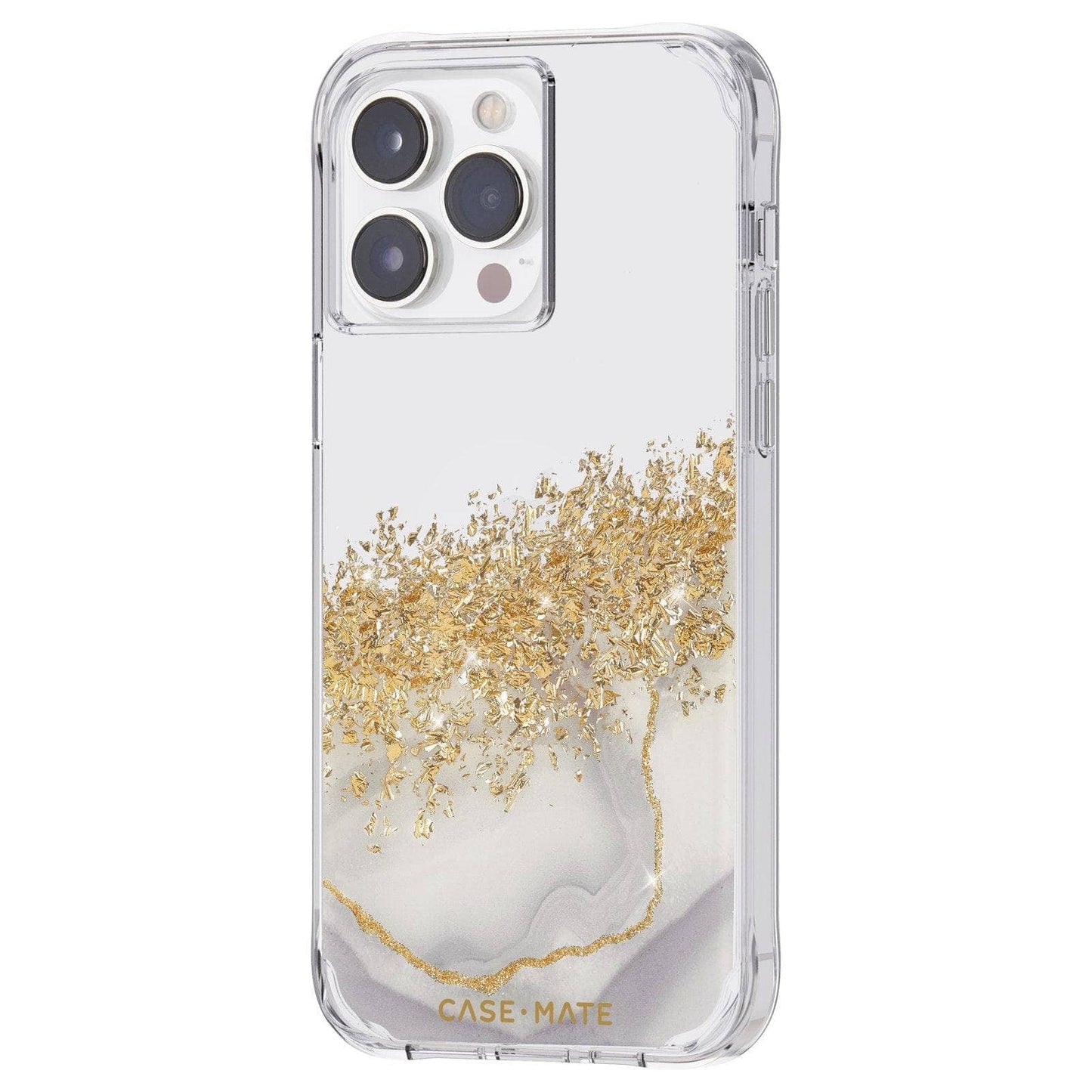 Case-Mate Karat Marble Case - For iPhone 14 Pro Max (6.7") White Marble-Cases - Cases-CASE-MATE-www.PhoneGuy.com.au