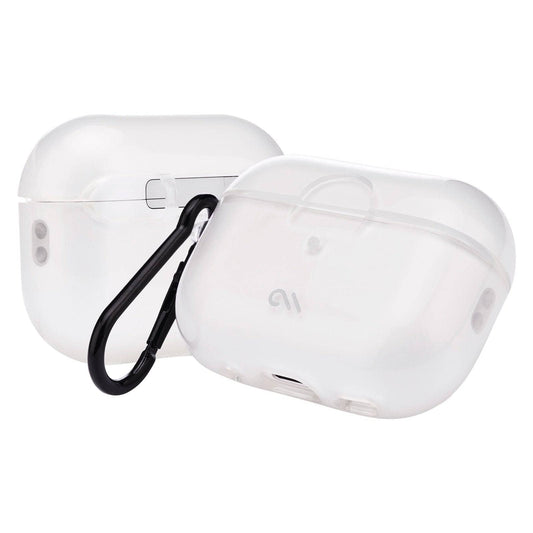 Case-Mate Tough Case with Carabiner Clip - For AirPods Pro/Pro (2nd Gen) - Clear-Add On Accessories - Air Pod Accesories-CASE-MATE-www.PhoneGuy.com.au