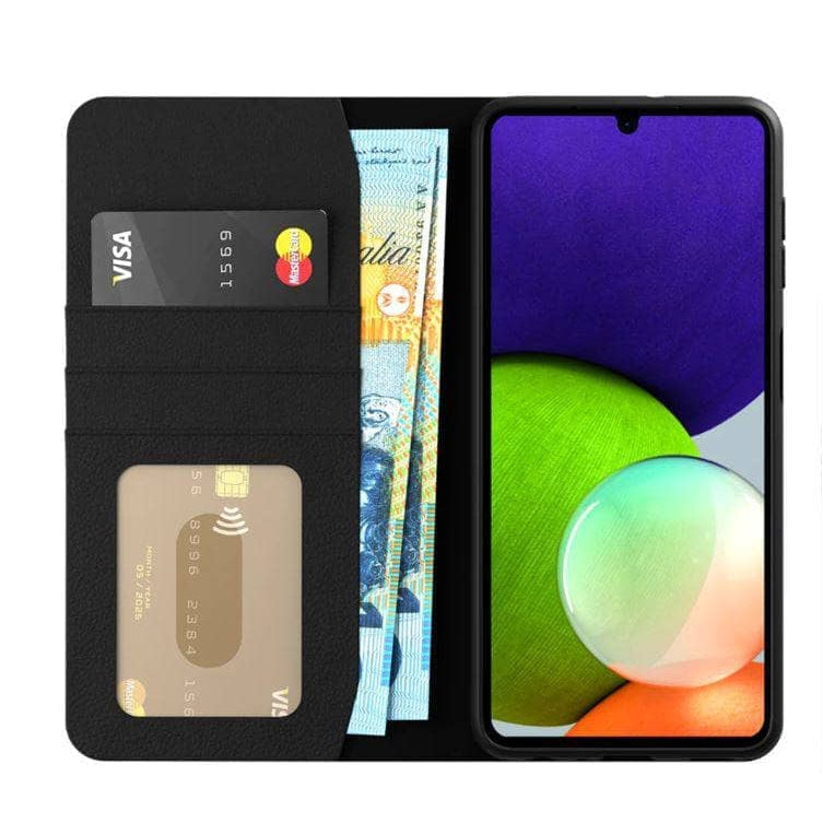 Cygnett Urban Wallet Case for Samusng Galaxy A22 4G - Black-Phone Case-Cygnett-www.PhoneGuy.com.au