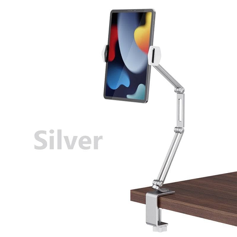 Desktop Adjustable Long Arm Tablet Stand Aluminum Phone Holder iPad Stand-Tablet Table Holder-Aloyseed-www.PhoneGuy.com.au