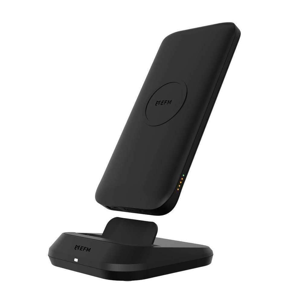 EFM 10W Wireless Charger 10000mAh Power Bank - With Desktop Stand and 18W Wall Charger-Charging - Power Banks-EFM-www.PhoneGuy.com.au