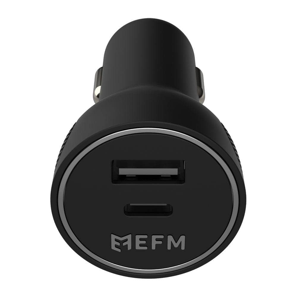 EFM 30W Dual Port Car Charger - With Power Delivery and PPS-Charging - Car Chargers-EFM-www.PhoneGuy.com.au