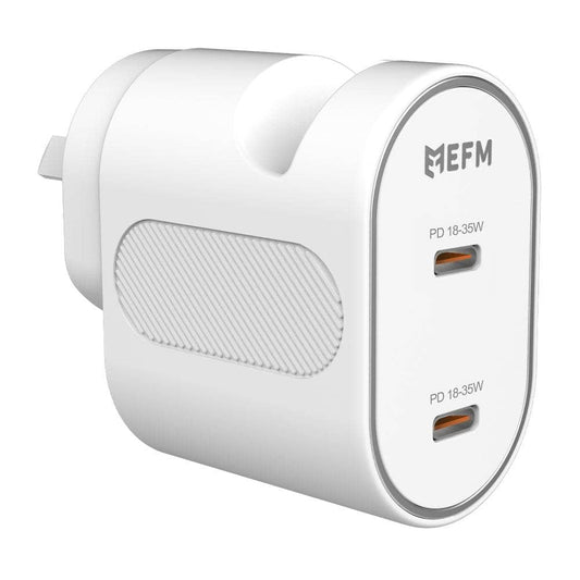 EFM 35W Dual Port Wall Charger Power Delivery and PPS-Charging - Wall Chargers-EFM-www.PhoneGuy.com.au
