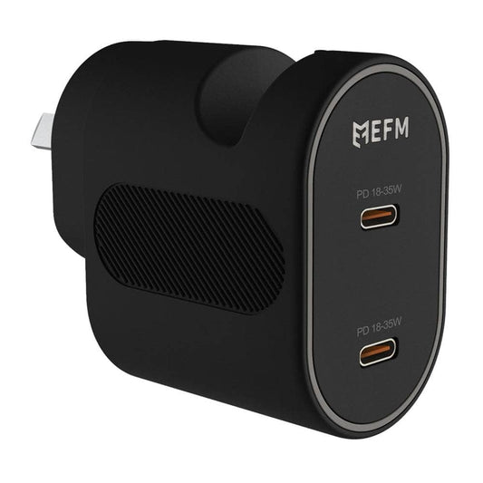 EFM 35W Dual Port Wall Charger - With Power Delivery and PPS-Charging - Wall Chargers-EFM-www.PhoneGuy.com.au