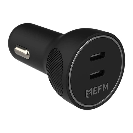 EFM 60W Dual Port Car Charger - With Power Delivery and PPS-Charging - Car Chargers-EFM-www.PhoneGuy.com.au