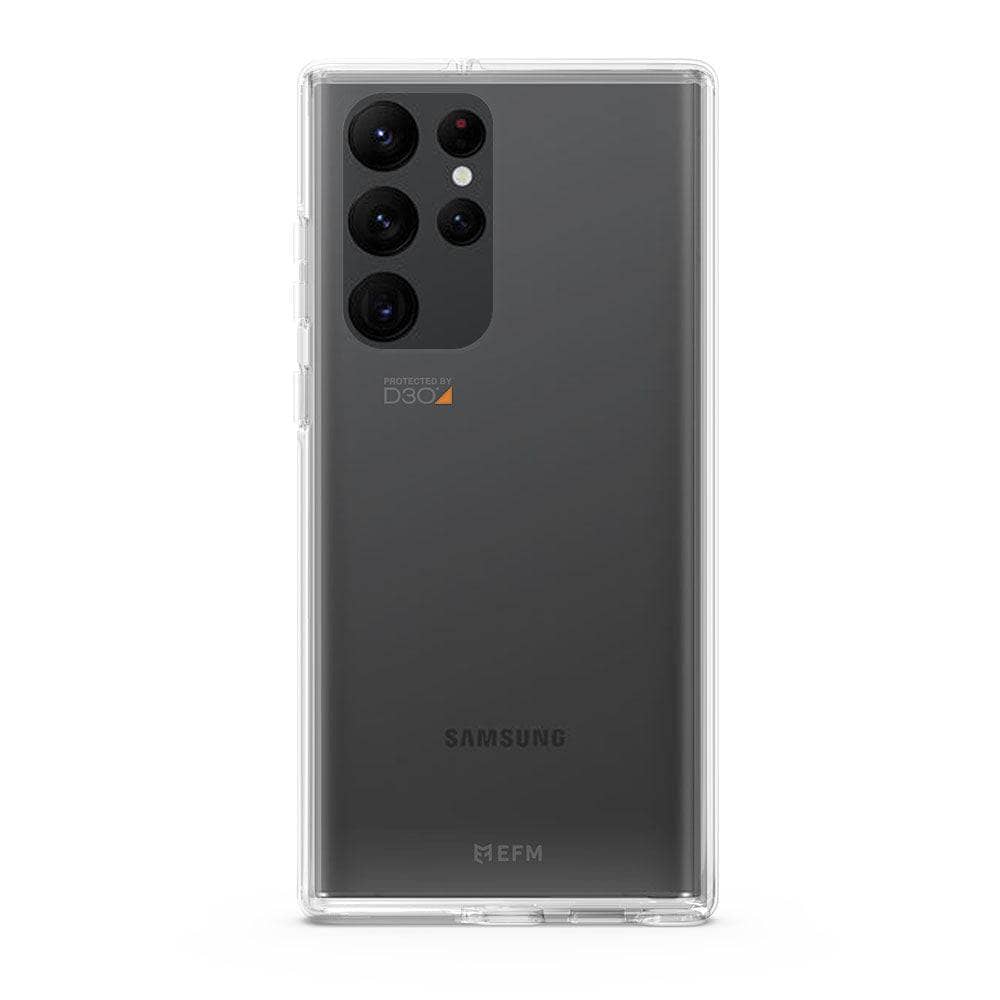 EFM Alta Case Armour with D3O Crystalex - For Samsung Galaxy S22 Ultra (6.8) - Crystal Clear-Cases - Cases-EFM-www.PhoneGuy.com.au