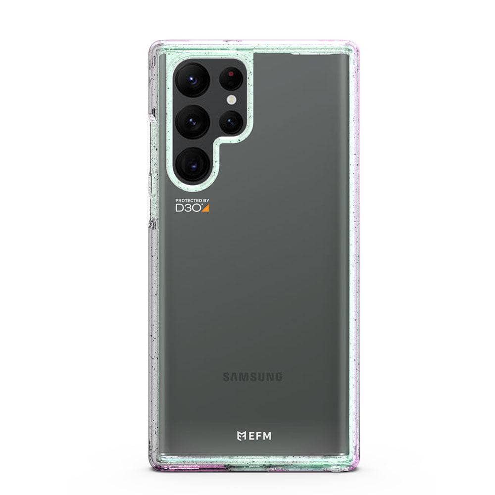 EFM Aspen Case Armour with D3O Crystalex - For Samsung Galaxy S22 Ultra (6.8) - Glitter/Pearl-Cases - Cases-EFM-www.PhoneGuy.com.au