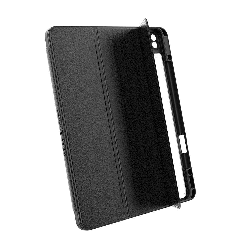 EFM Aspen Folio Case Armour D3O & ELeather For iPad 10.9 2022 Black-Cases - Wallets & Folios-EFM-www.PhoneGuy.com.au