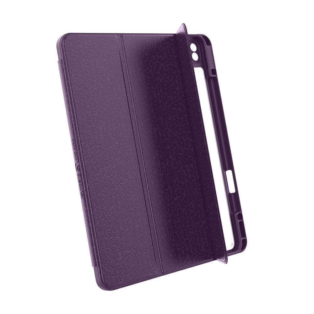 EFM Aspen Folio Case Armour with D3O & ELeather - Suits iPad 10.2 - Purple-Cases - Wallets & Folios-EFM-www.PhoneGuy.com.au