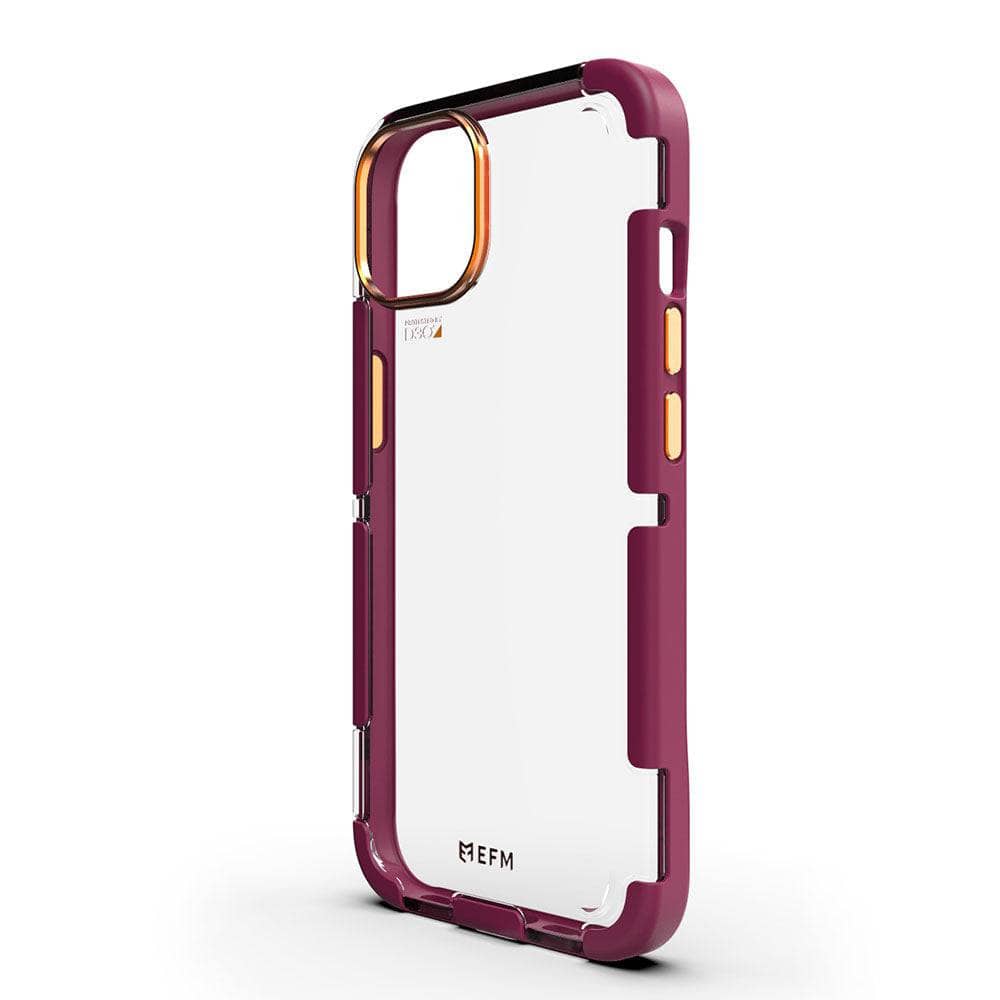 EFM Cayman Case Armour with D3O 5G Signal Plus - For iPhone 13 (6.1") - Red Velvet-Cases - Cases-EFM-www.PhoneGuy.com.au