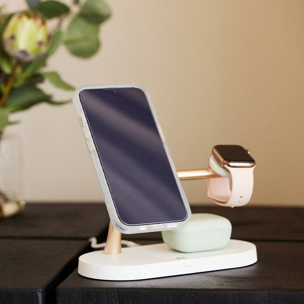 EFM FLUX 4-in-1 Charging Dock - with 42W Wall Charger-Charging - Wireless Chargers-EFM-www.PhoneGuy.com.au