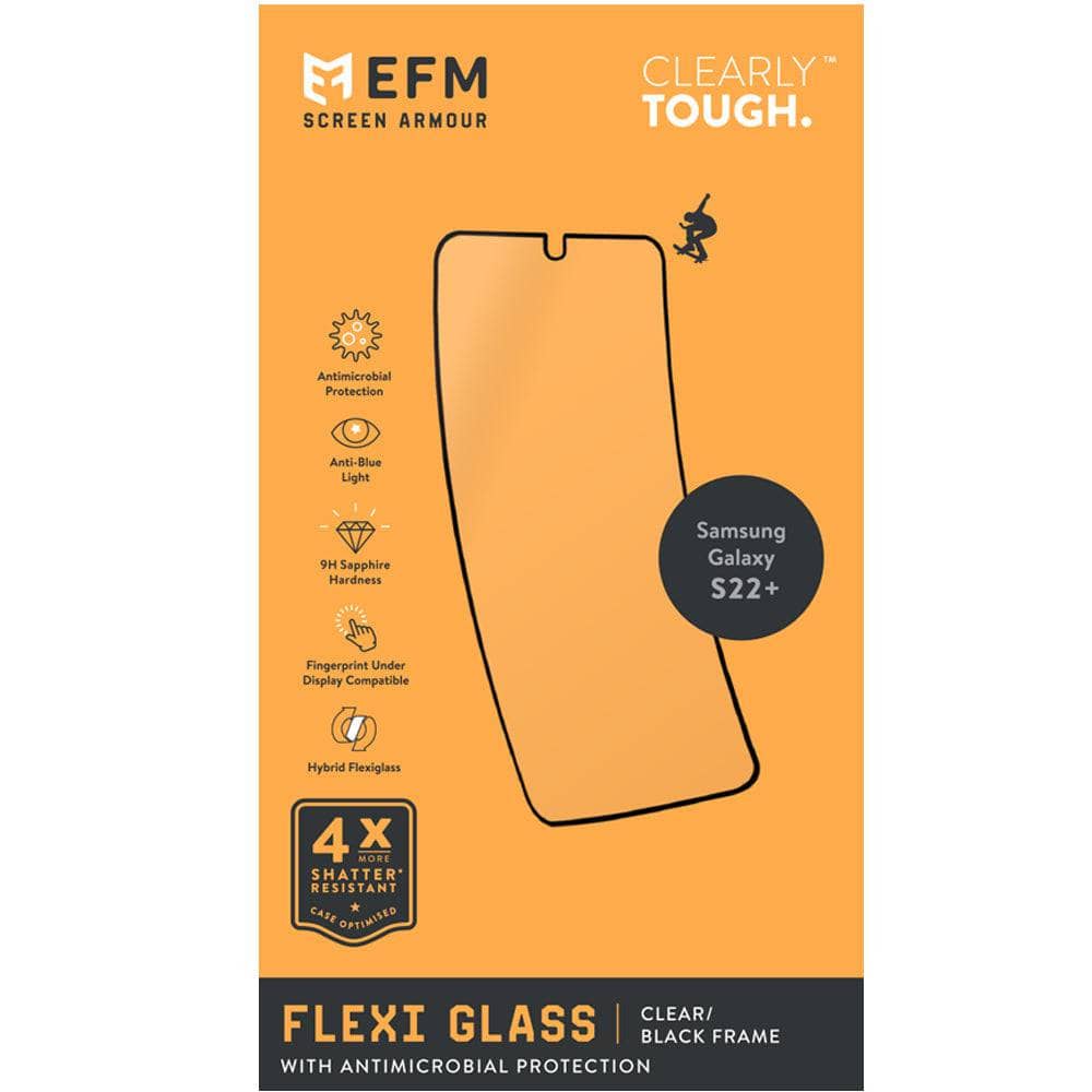 EFM FlexiGlass Screen Armour - For Samsung Galaxy S22+ (6.6) - Dual Install-Screen Guards - Mobile Devices-EFM-www.PhoneGuy.com.au