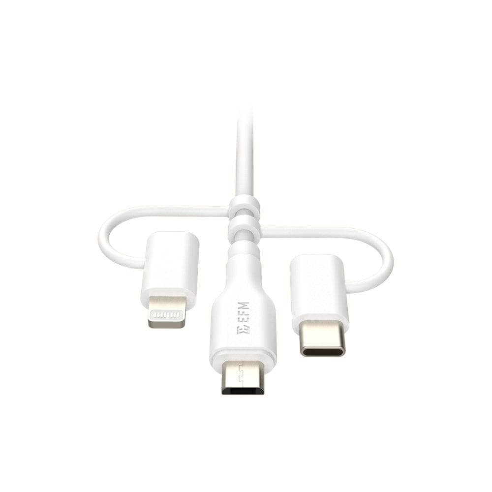 EFM USB-A 3-in-1 Cable - Universal Application with 2M Length-Charging - Cables-EFM-www.PhoneGuy.com.au