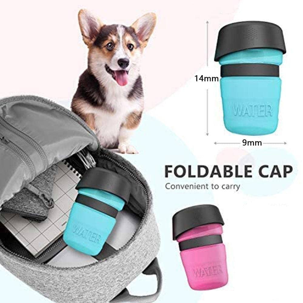 Foldable Cap Outdoor Dog Water Bottle-Animals & Pet Supplies-Unbranded-www.PhoneGuy.com.au