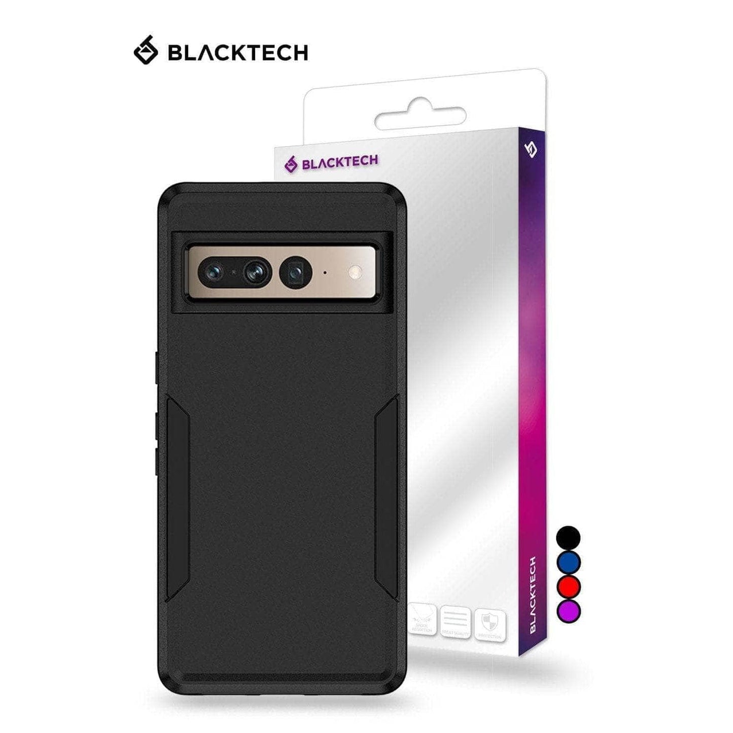 Google Pixel 7 Pro BLACKTECH Commuter Case Shockproof Everyday Cover-phone case-Case & Gear - phoneguy.com.au-www.PhoneGuy.com.au