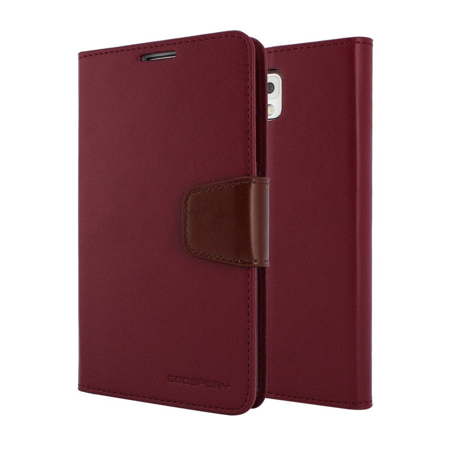 Goospery Sonata Diary Flip Leather Case for iPhone Xs/X-Phone Case-Goospery-www.PhoneGuy.com.au
