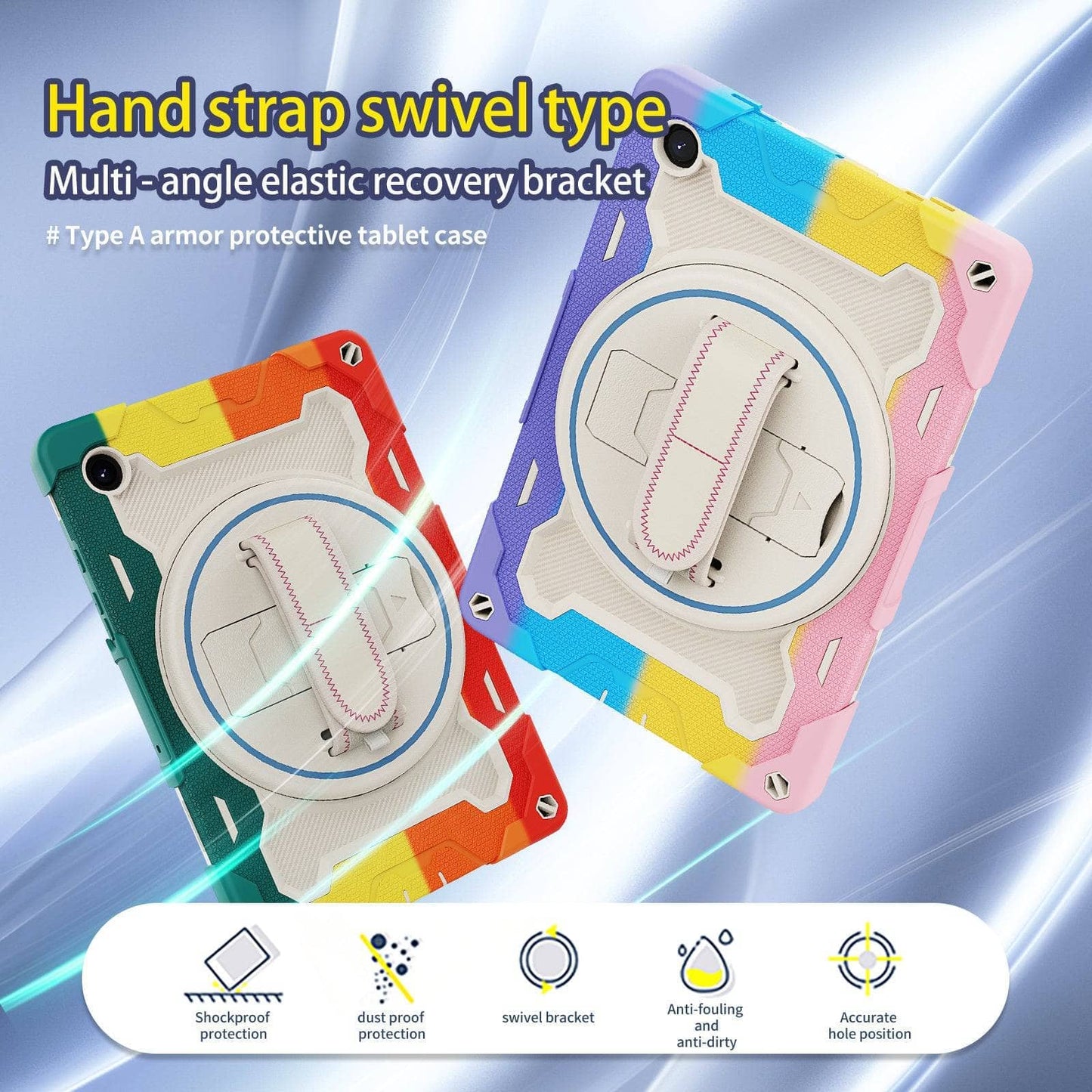 Heavy Duty Case For Samsung Galaxy Tab A8 10.5 inch 2021 X200 X205 Case Shock Proof Full Body Kids Children Safe Tablet Cover-Tablet Case-MASCOTS-www.PhoneGuy.com.au