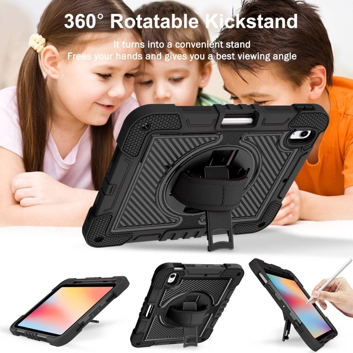 Heavy Duty Shockproof Rugged Protective Cover for iPad 10th Gen 10.9 inch Stand-iPad Case-Generic-www.PhoneGuy.com.au