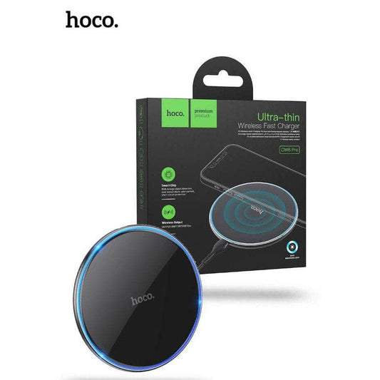 Hoco CW6 Pro 15W Wireless Charger - Black-Charging - Wireless Chargers-Hoco-www.PhoneGuy.com.au