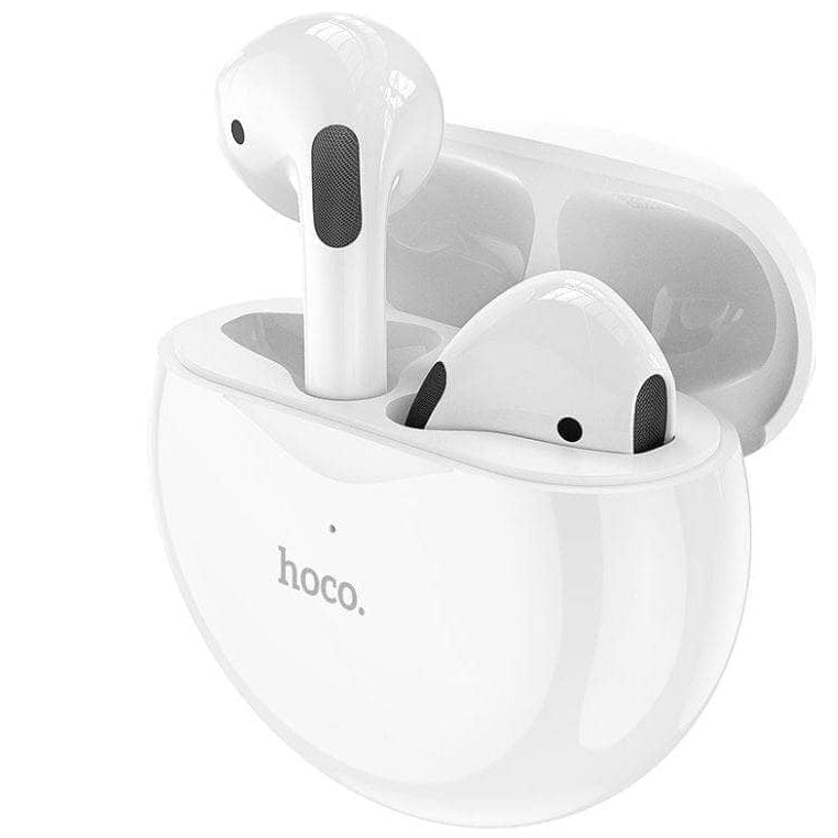 Hoco EW24 Simple True Wireless Earphones - White-Headphones > Wireless Headset-hoco-www.PhoneGuy.com.au