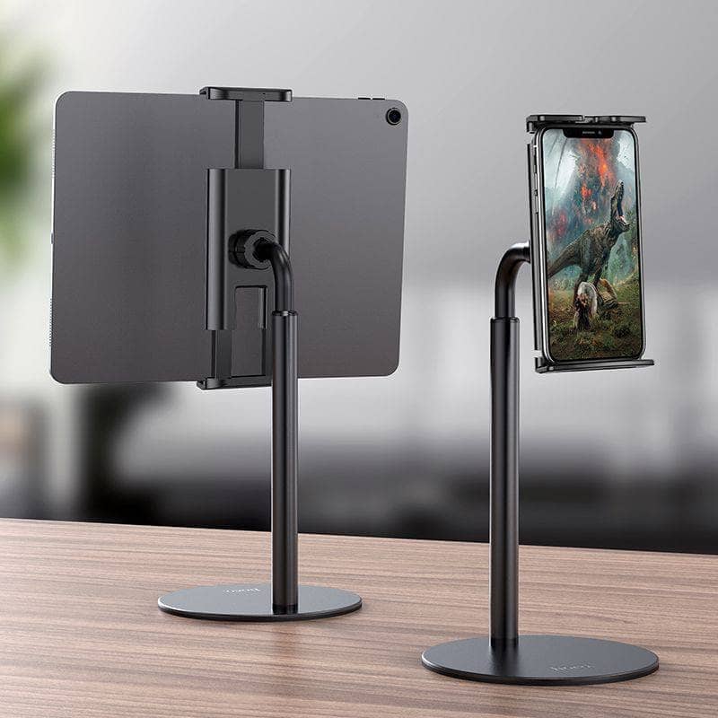 Hoco PH30 Phone and Tablet Metal Desktop Stand - Black-Holders-Hoco-www.PhoneGuy.com.au