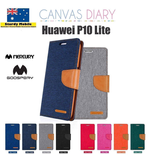 Huawei P10 Lite Canvas Diary Case-Phone Case-Goospery-www.PhoneGuy.com.au