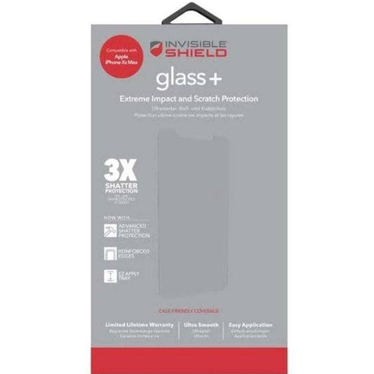 InvisibleShield-Glass+ Apple iPhone Xs Max 6.5 inch-screen protector-Zagg-www.PhoneGuy.com.au