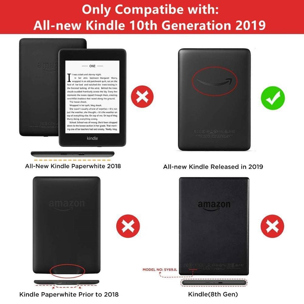 Kindle Case For All-New Kindle 10th 2019-Kindle Case-Lecsion-www.PhoneGuy.com.au