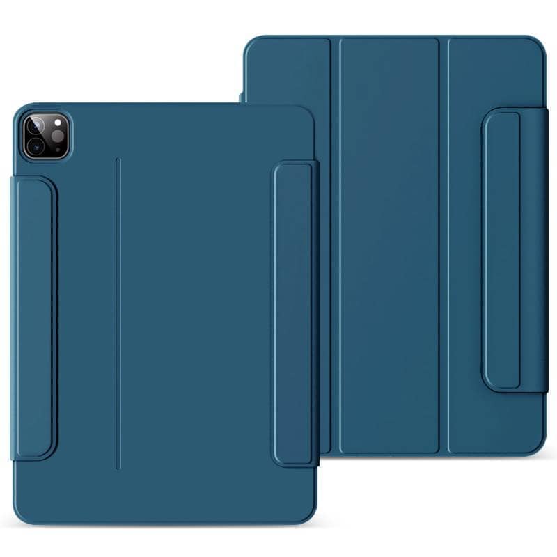 Magnetic iPad Case Folio 3 Pieces Detachable Convertible cover or a back case Stand-iPad Case-SZEZYCHX-www.PhoneGuy.com.au
