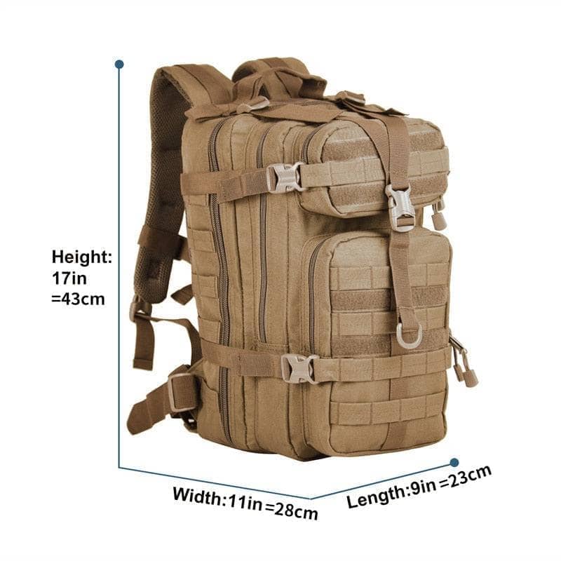 Men Army Military Tactical Backpack 1000D Polyester 30L Outdoor Waterproof Hiking Camping Hunting Bags-Backpack-LQARMY-www.PhoneGuy.com.au