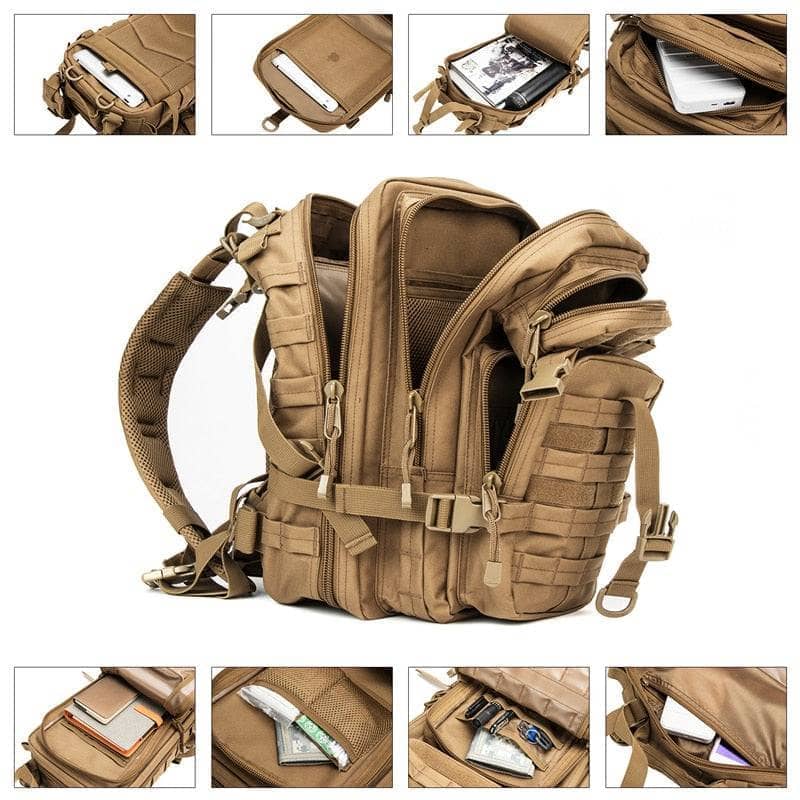 Men Army Military Tactical Backpack 1000D Polyester 30L Outdoor Waterproof Hiking Camping Hunting Bags-Backpack-LQARMY-www.PhoneGuy.com.au