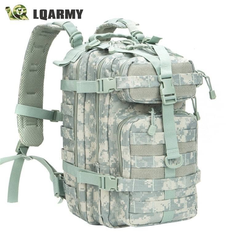 Men Army Military Tactical Backpack 1000D Polyester 30L Outdoor Waterproof Hiking Camping Hunting Bags-Backpack-LQARMY-www.PhoneGuy.com.au