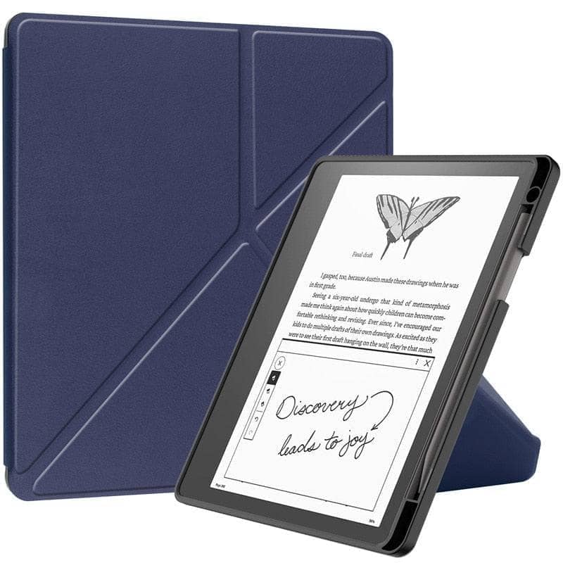 Multi-folding Stand Soft TPU Folio Case For Kindle Scribe 2022 with Auto Sleep/Wake + Pen Holder-Kindle Case-Generic-www.PhoneGuy.com.au