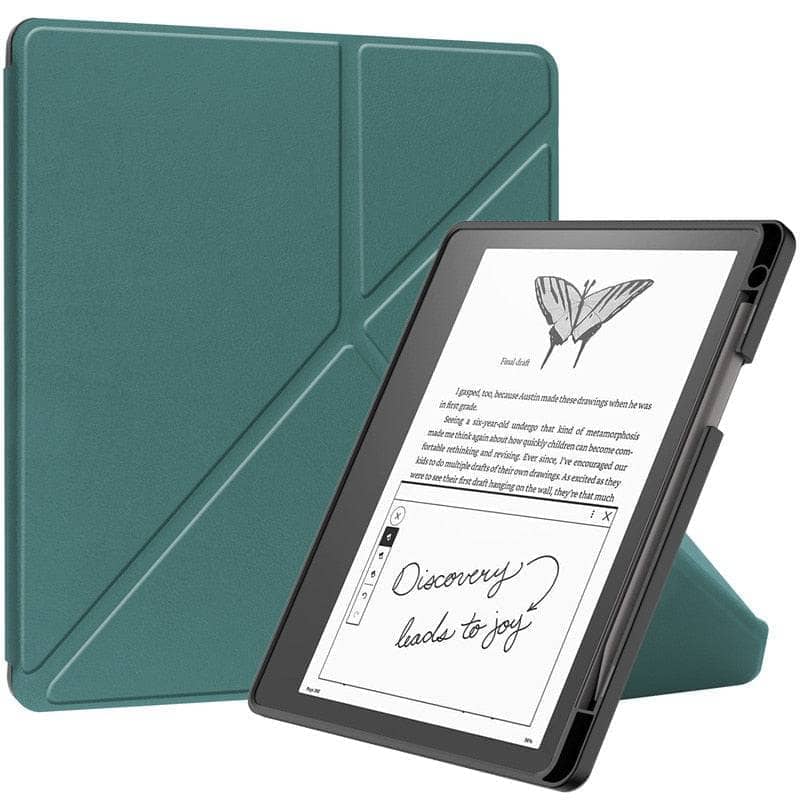 Multi-folding Stand Soft TPU Folio Case For Kindle Scribe 2022 with Auto Sleep/Wake + Pen Holder-Kindle Case-Generic-www.PhoneGuy.com.au