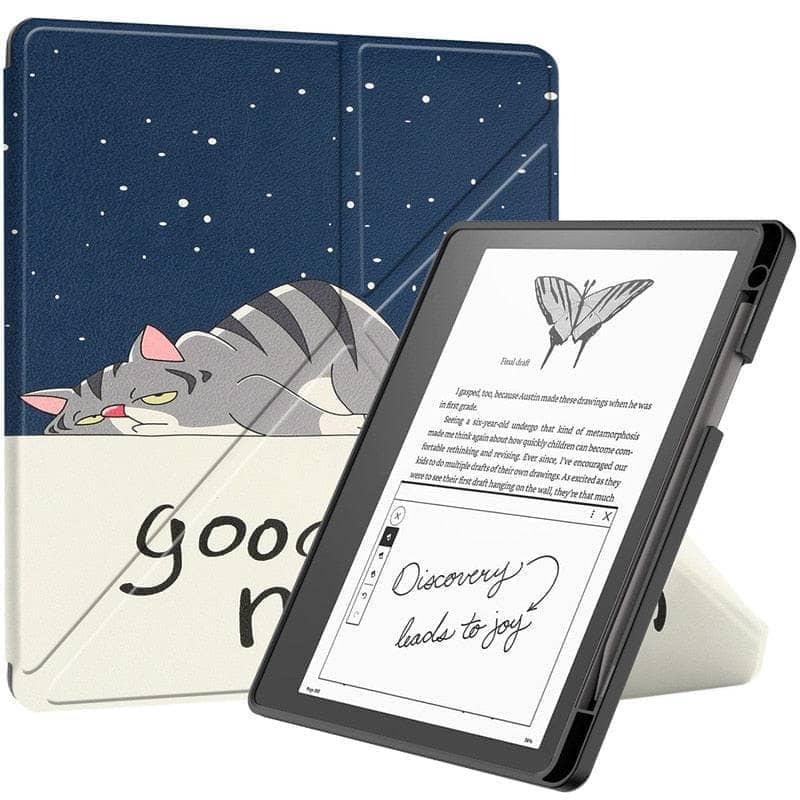 Tissu Etui Kindle 2022, Coque Kindle Magnétique Auto Réveil/Sommeil, avec  Support Pliable Étui Kindle 6.0 pour 2022 Kindle-Noir